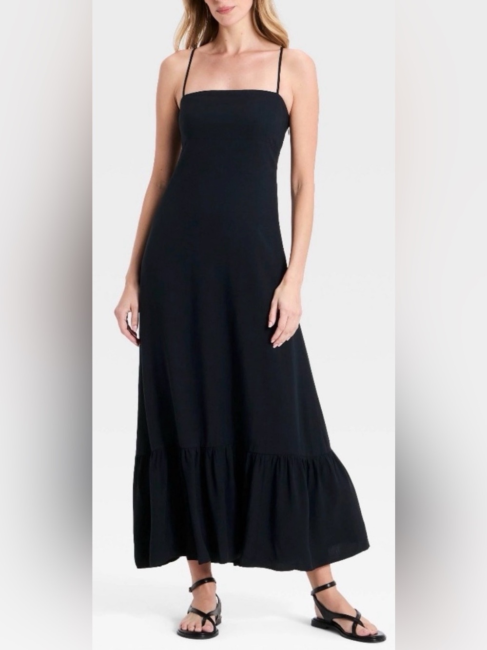 NWT A New Day Black Strap Dress